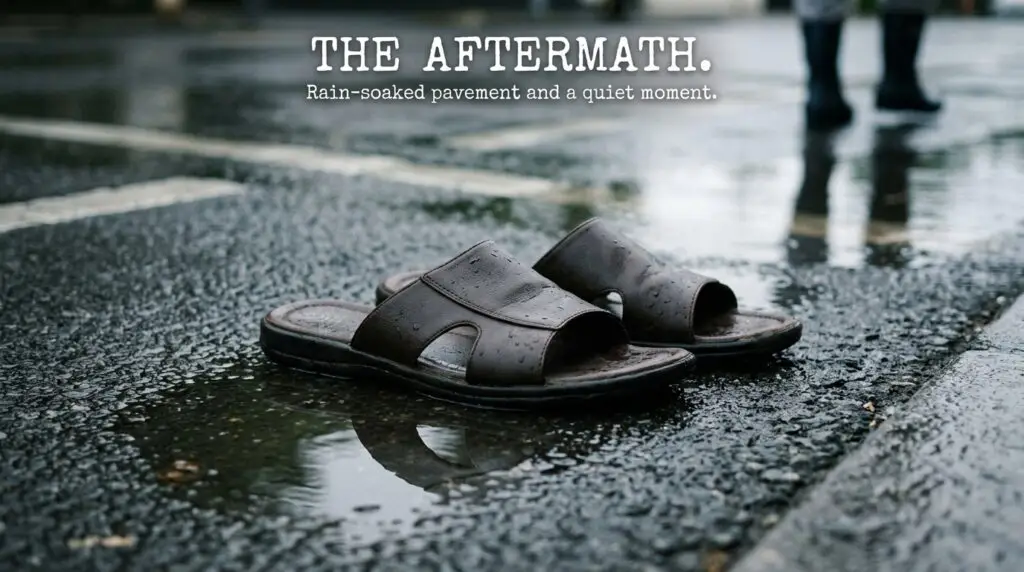 "Leather, PU and plastic chappals in rain, monsoon footwear care"